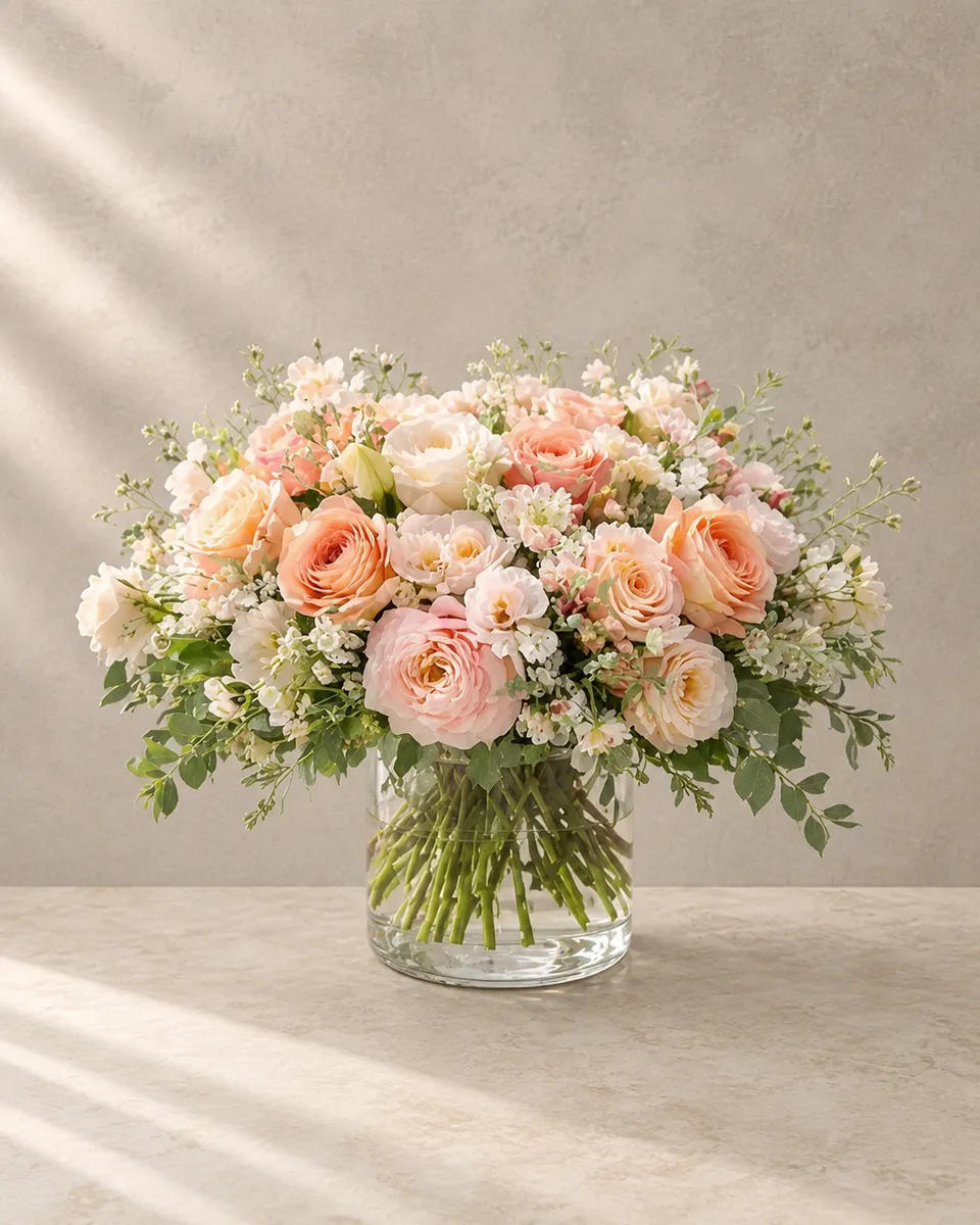 Basket Case flower arrangement by Lola in Bloom