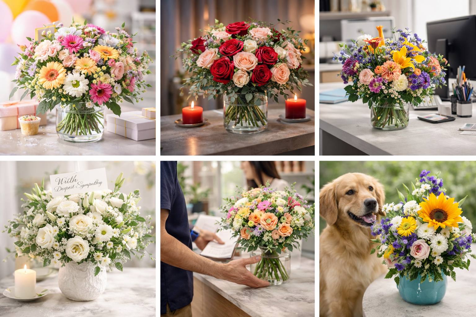 Fresh hand-crafted bouquet from Lola in Bloom florist in Houston Heights