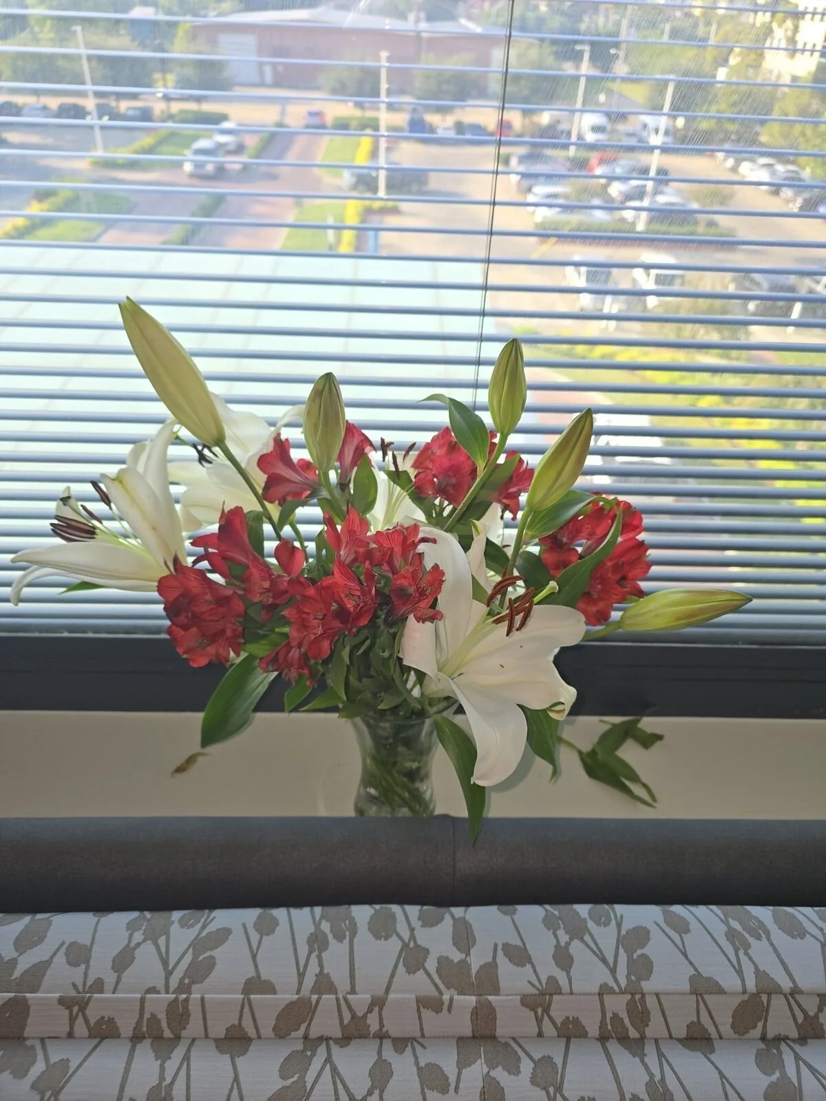 Sympathy flower arrangement from Lola in Bloom Houston Heights florist