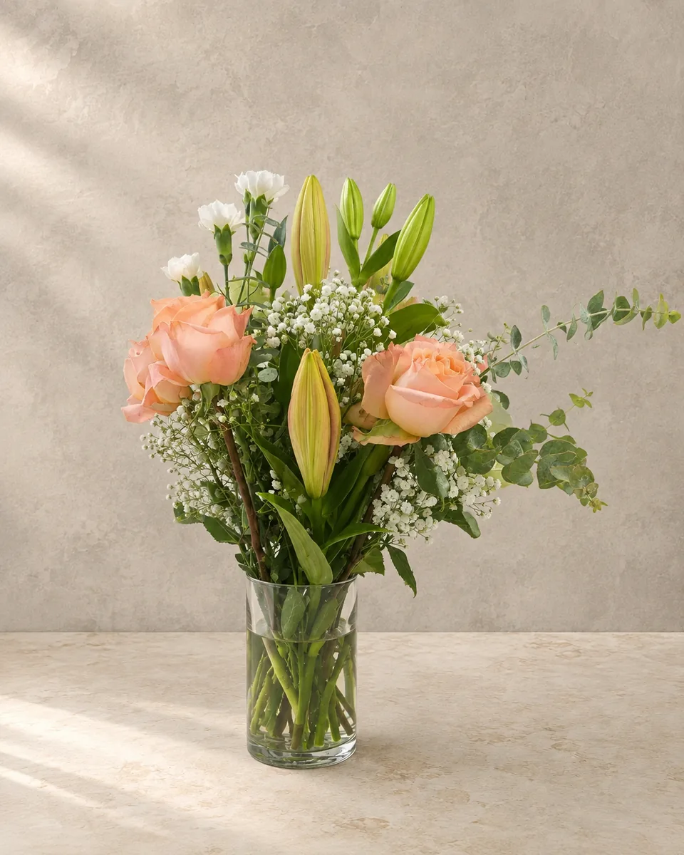Santaria flower arrangement by Lola in Bloom